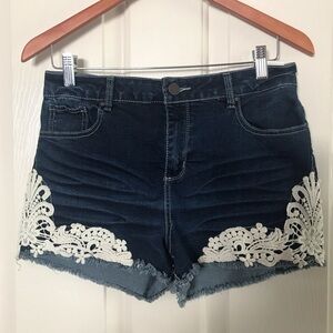 Urban Heritage Denim Highrise Shorts Size 11 Waist 30”